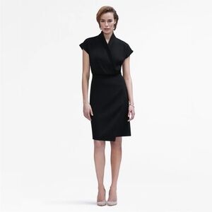 MM Lafleur Black Midi Dress